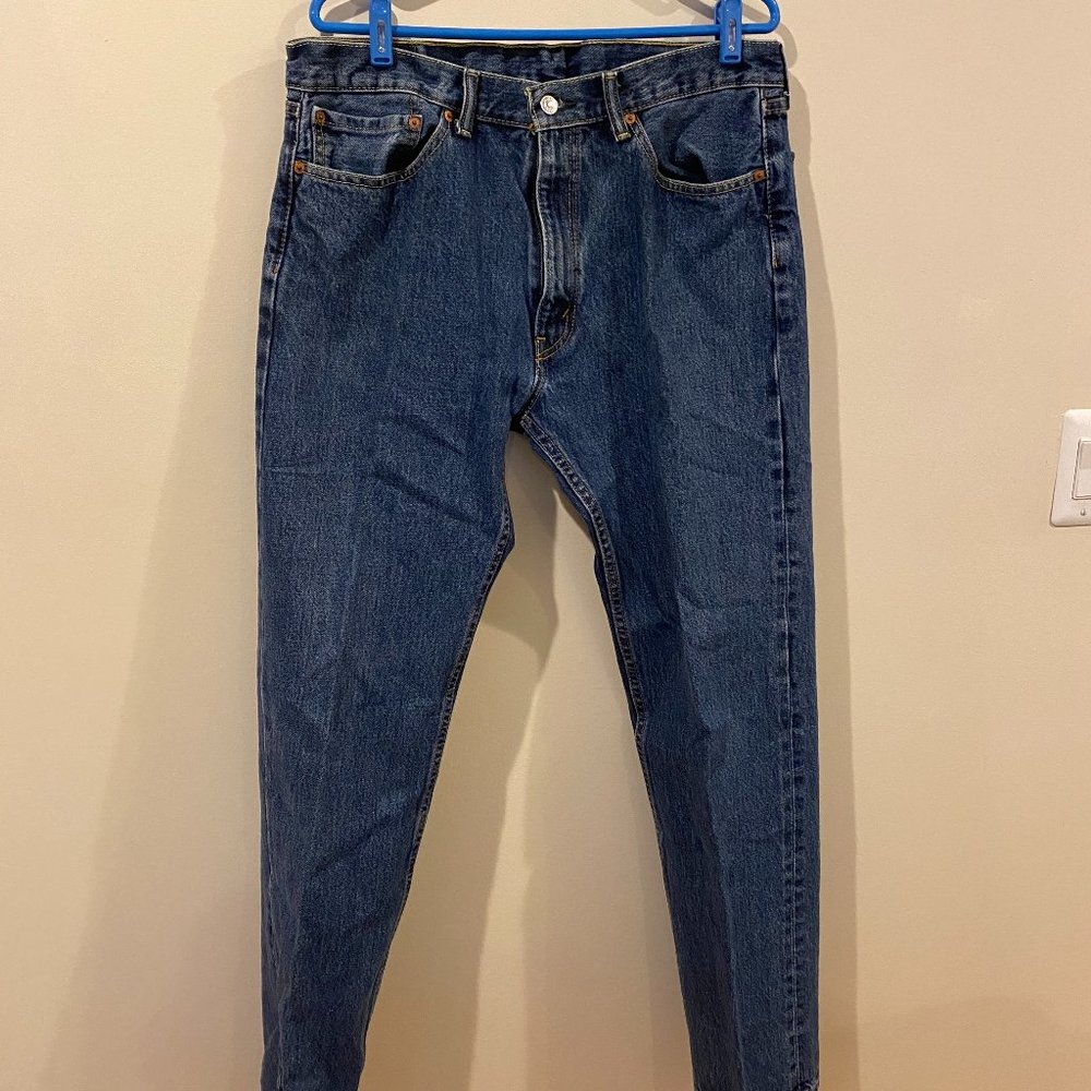 Men's 505 Levi's, zipper closure. W36xL34